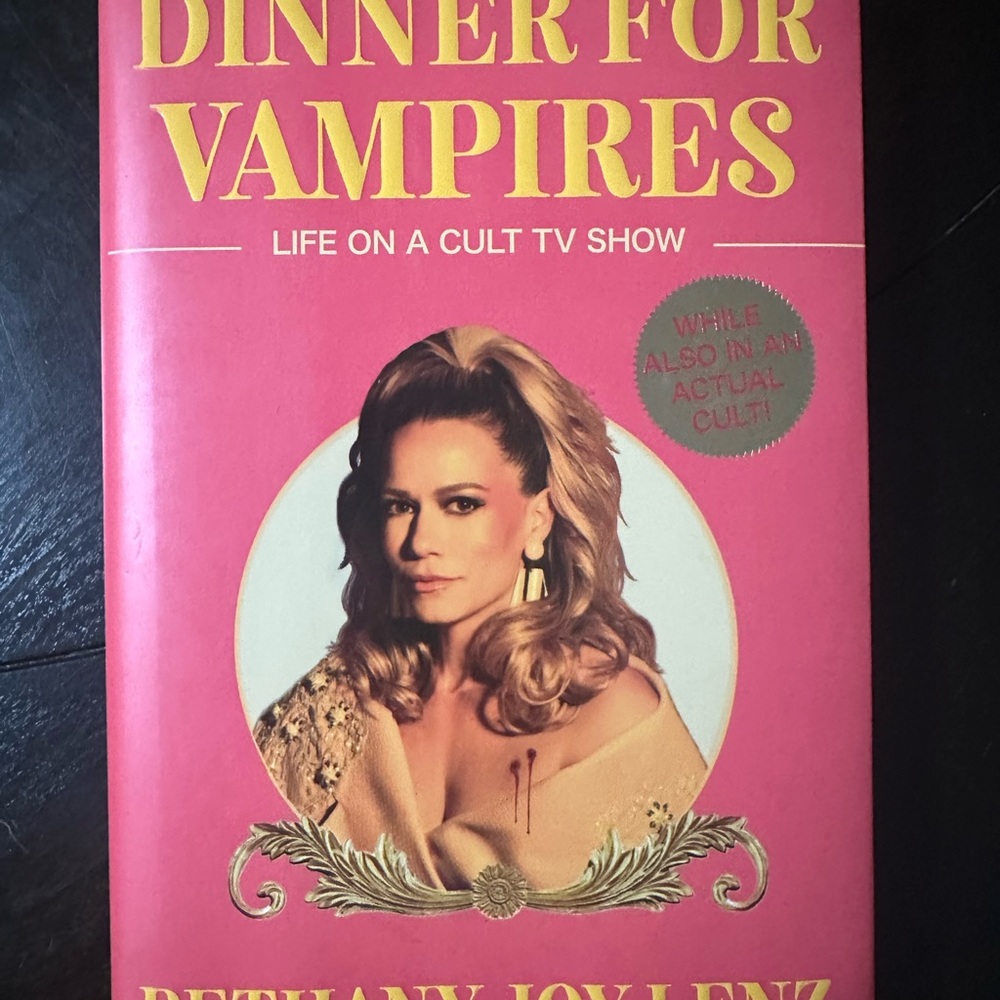 Dinner for Vampires Book - Pink Cover
